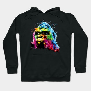 Rainbow Gorilla Hoodie